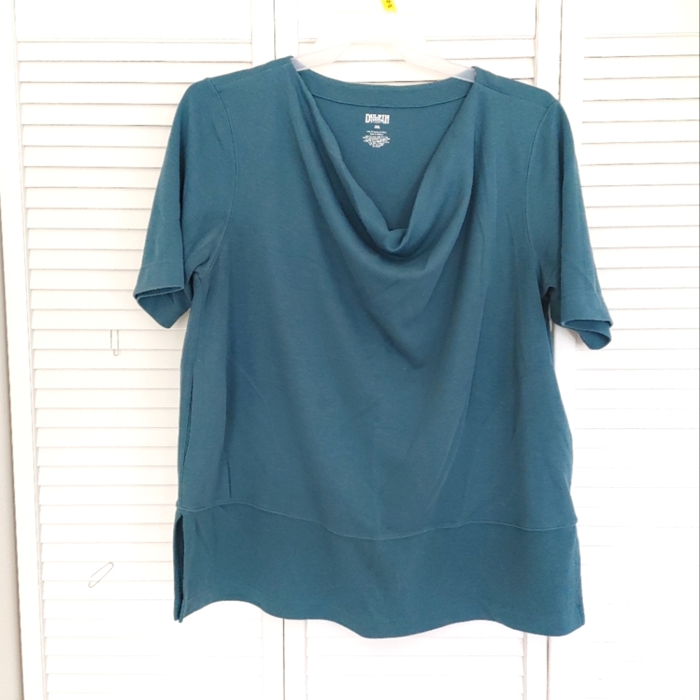 2XL Duluth Trading Turquise Shirt